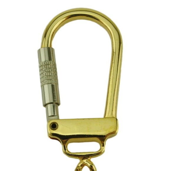 LONGCHAMP Keychain hose mark Gold & Silver hardware Auth Used L3533 - Picture 3 of 8